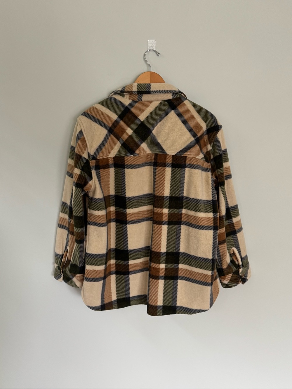 Split Coast Fleece Shacket - Large - Picture 6 of 6